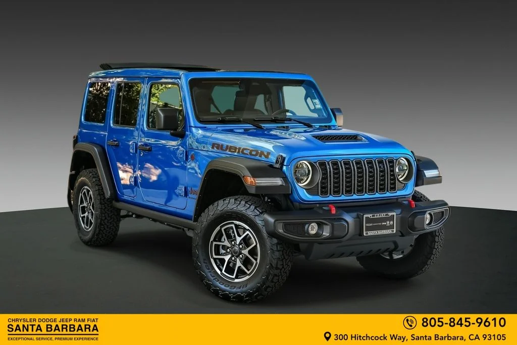 New 2026 Hydro Blue Pearl-Coat Exterior Paint Jeep Rubicon image 1
