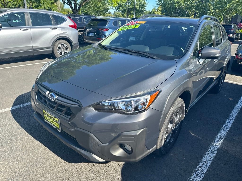 Used 2022 Magnetite Gray Metallic Subaru Sport image 1