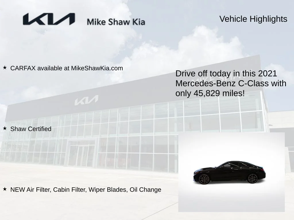 Used 2021 Black Mercedes-Benz C 300 image 8