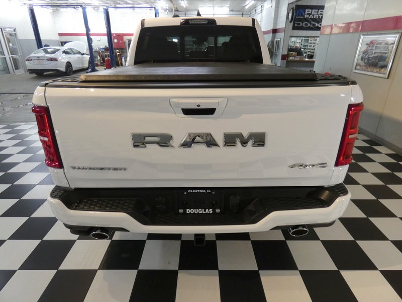New 2026 Bright White Clear-Coat Exterior Paint RAM Tungsten Crew Cab 5