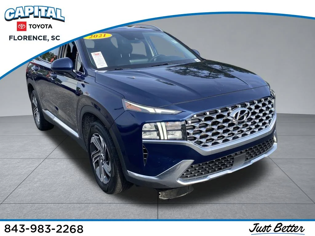 Used 2021 Blue Hyundai SEL image 1