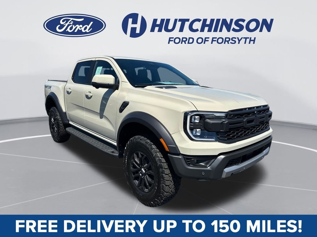 Desert Sand 2026 Ford Ranger Raptor SuperCrew 4WD Pickup Truck Four-Wheel Drive