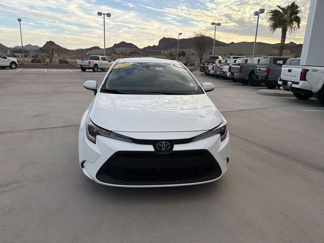 Certified Used 2022 White Toyota LE image 2