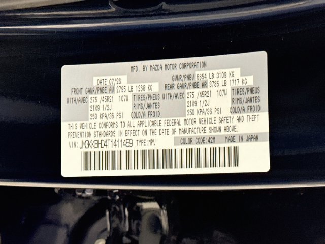 New 2026 Deep Crystal Blue Mica Mazda 3.3 Turbo Preferred AWD image 33