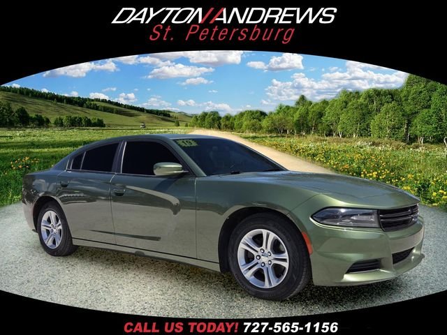 Certified Used 2019 Green Dodge SXT image 1
