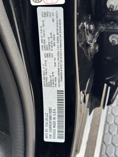 Used 2022 Black Ram Big Horn/Lone Star image 18