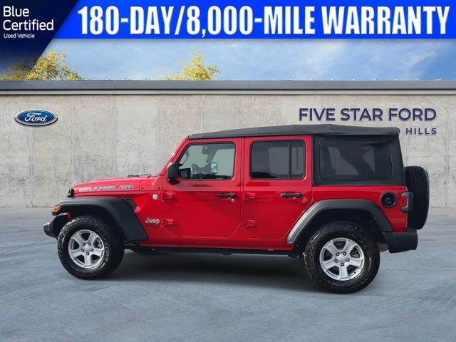 Used 2021 Red Jeep Unlimited Sport S image 6