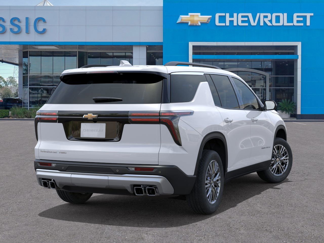 2025 Chevrolet Traverse LT White at Classic Elite Chevrolet Hwy 6