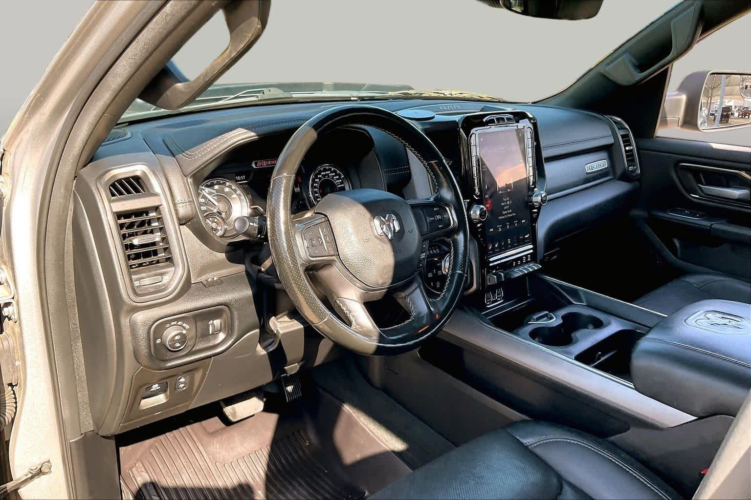 Used 2021 Billet Silver Metallic Clearcoat Ram Rebel image 17