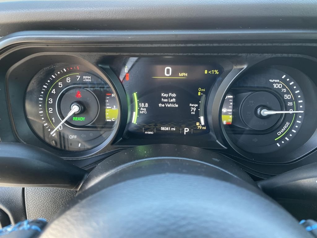 Used 2024 White/off-white Jeep Hybrid Rubicon 4XE image 21