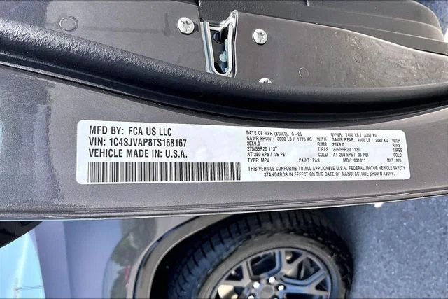 New 2026 Jeep Grand Wagoneer Upland 4D Sport Utility