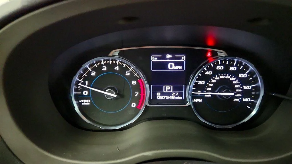 Used 2017 Quartz Blue Pearl Subaru 2.5i Limited CVT w/ Popular Package #2 & Blind Spot Detection image 14