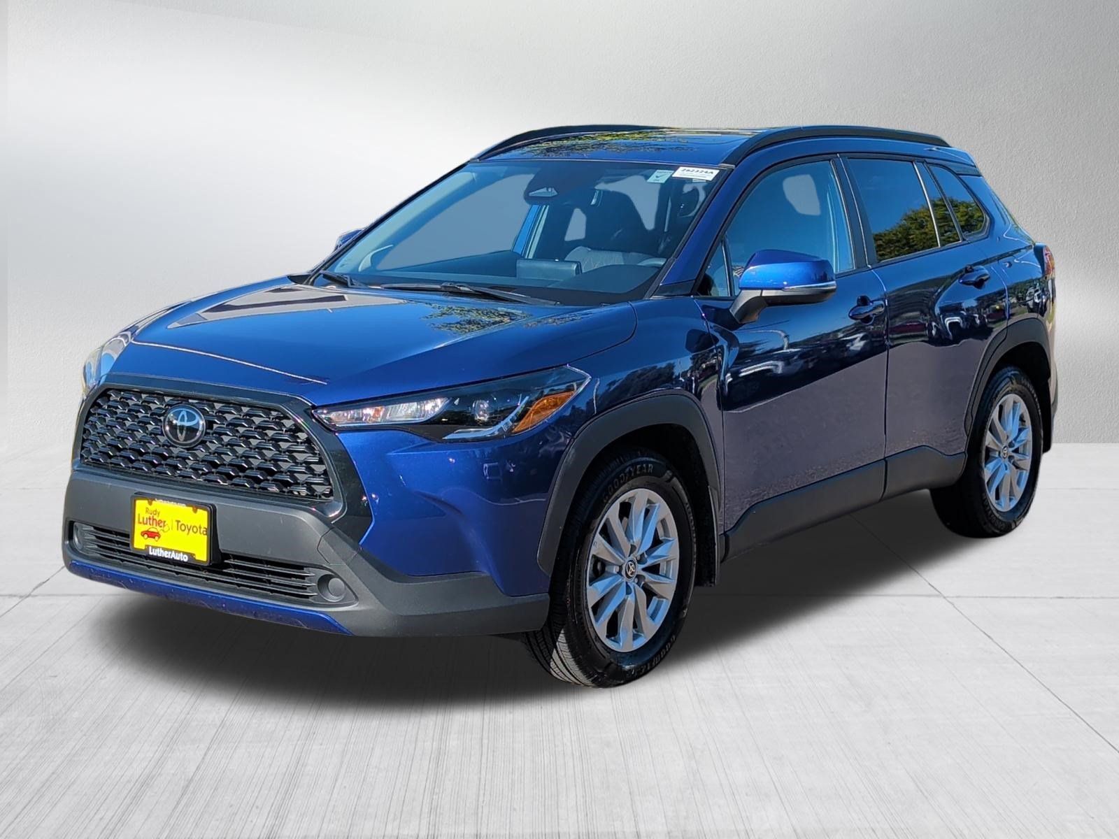 Certified Used 2023 Blue Crush Metallic Toyota LE image 3