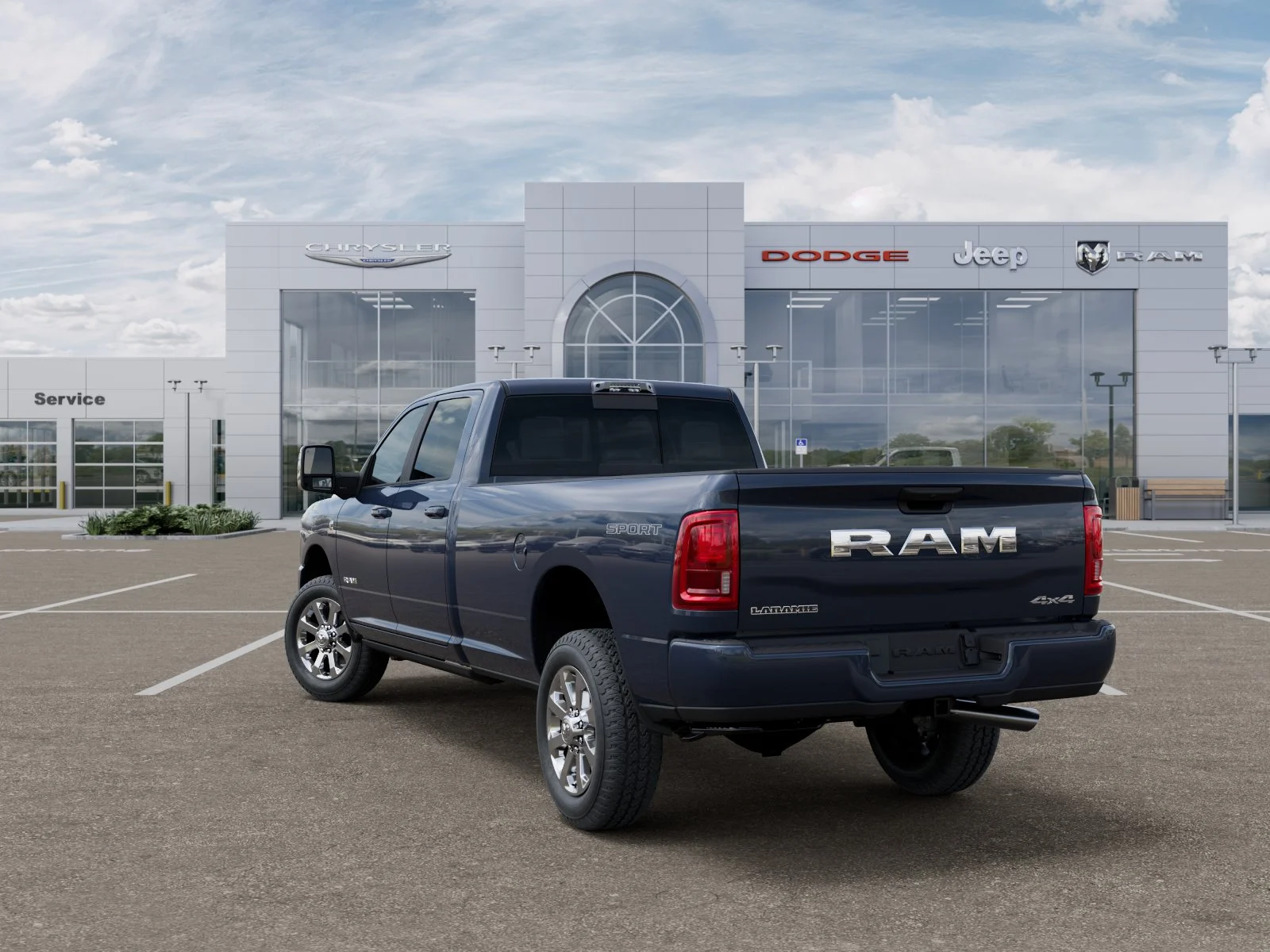 New 2026 Forged Blue Metallic Exterior Paint RAM Laramie image 30
