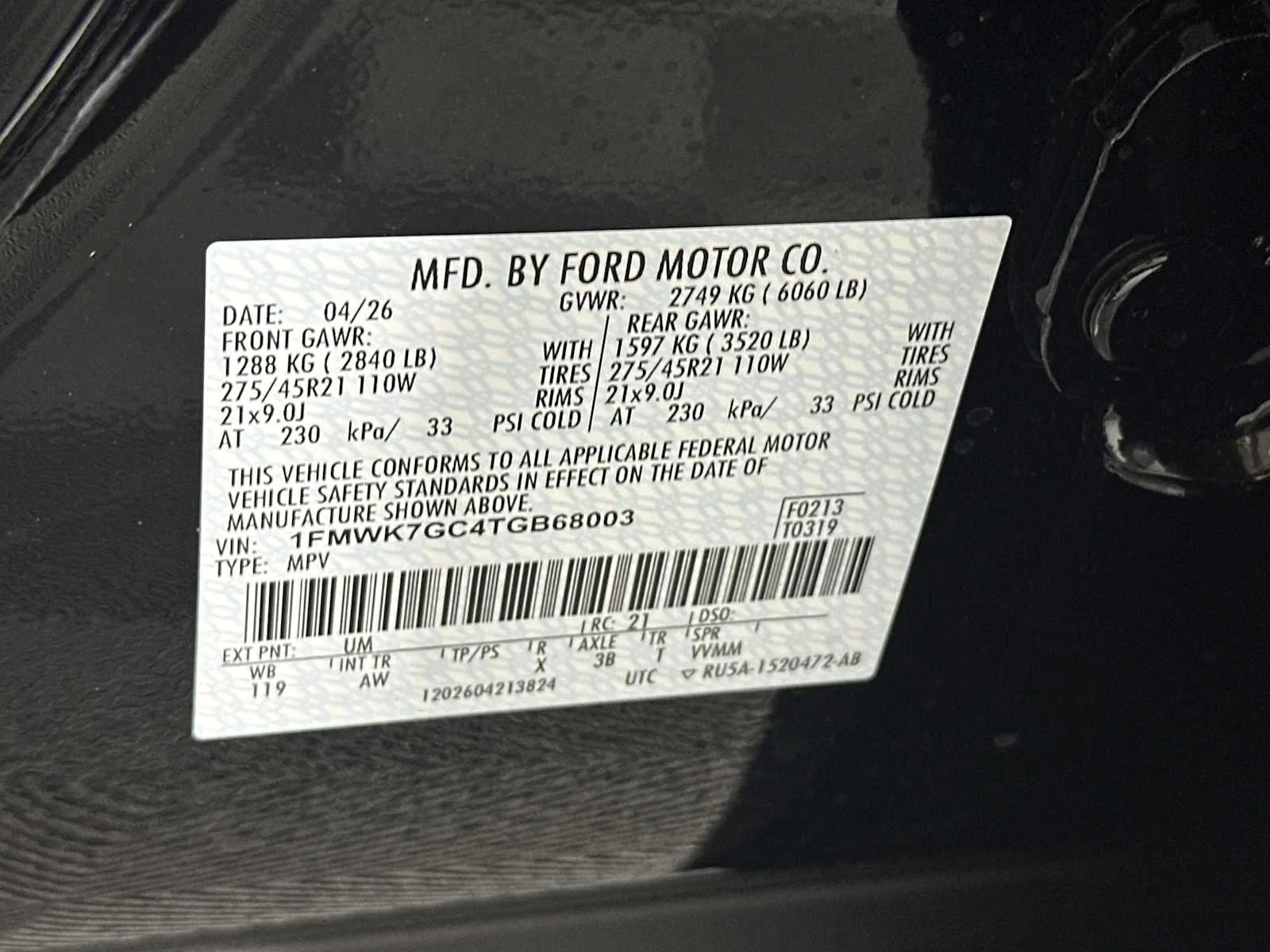 New 2026 Agate Black Metallic Ford ST image 34