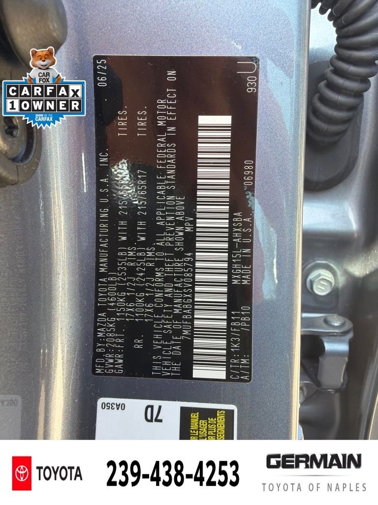 Certified Used 2025 Blue Toyota Hybrid SE image 18