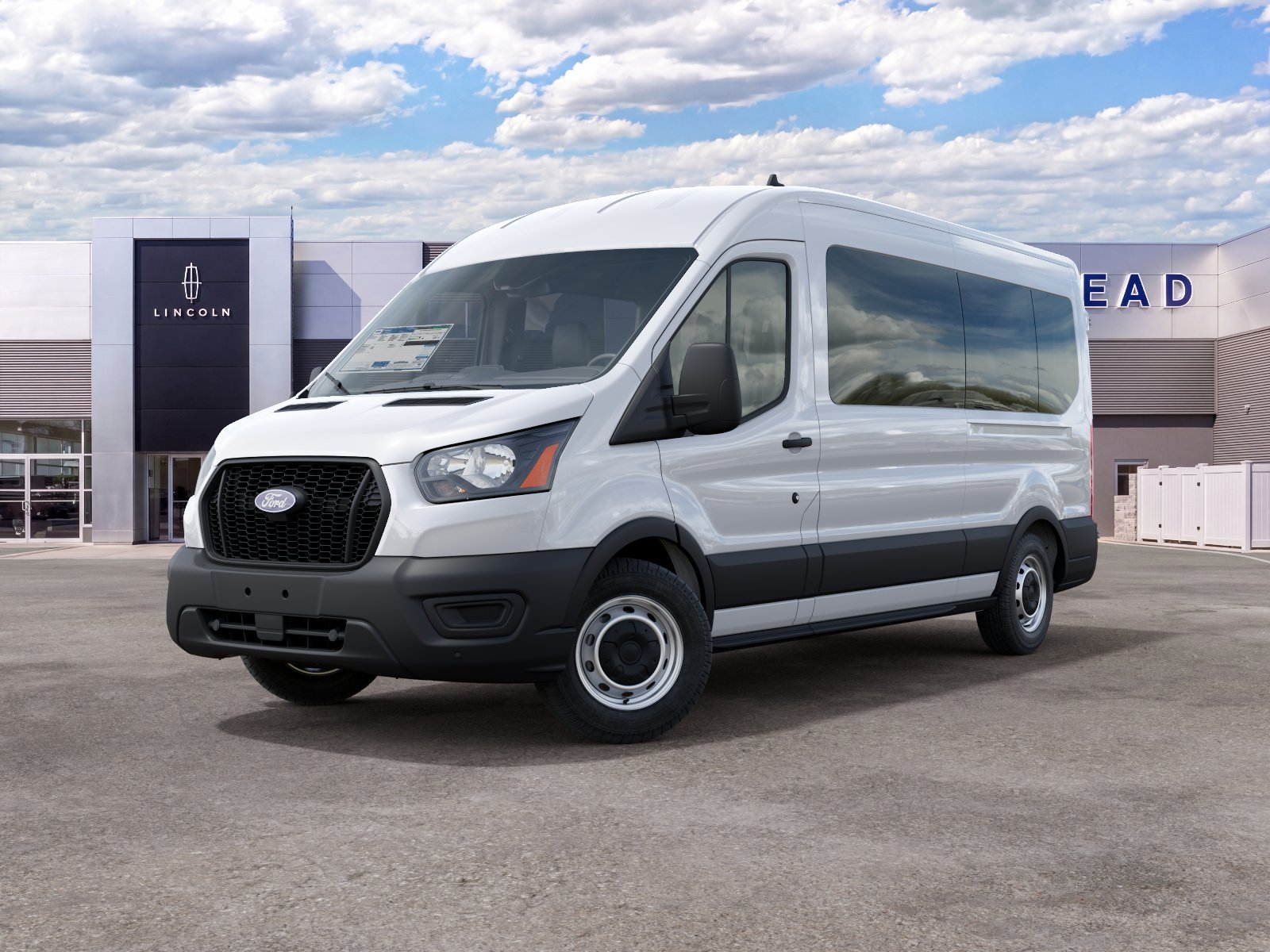 New 2027 Oxford White Ford Passenger Van XL image 2
