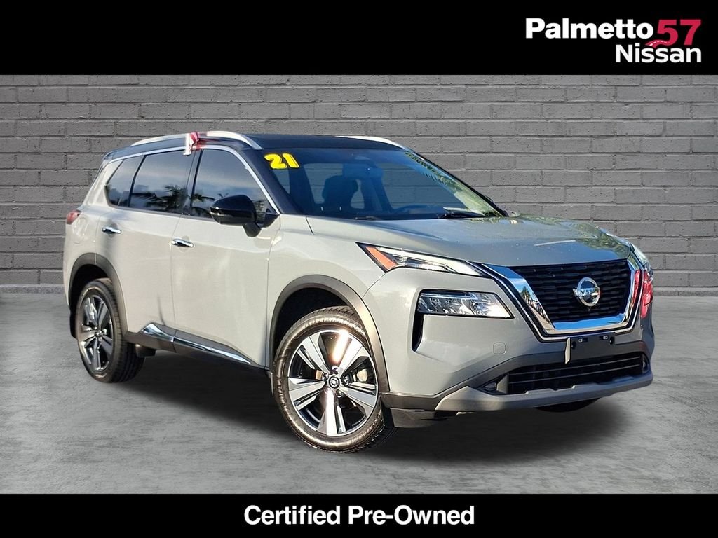 Certified Used 2021 Gray Nissan SL image 1