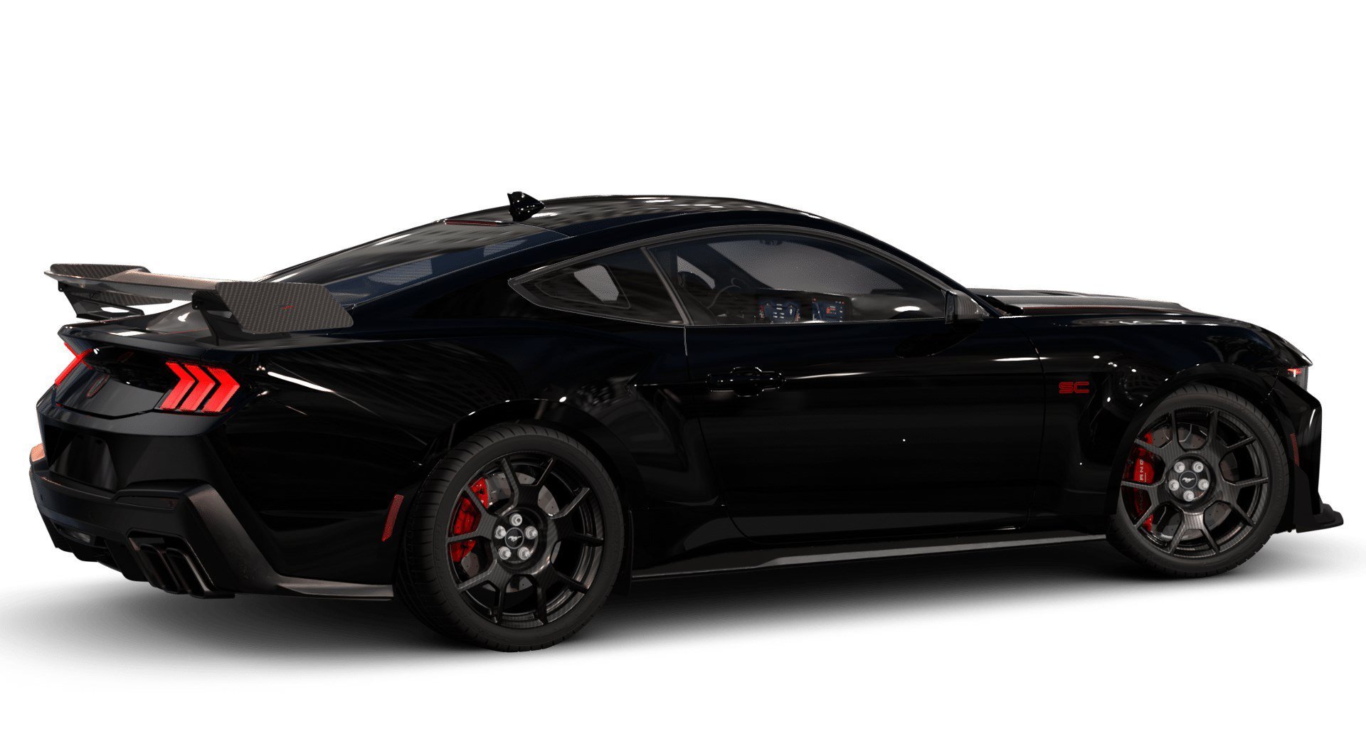 New 2026 Shadow Black Ford Dark Horse SC image 3