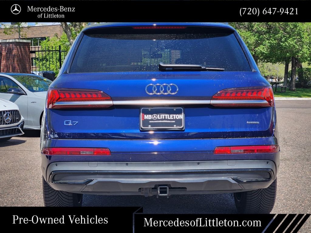 Used 2021 Blue Audi 55 Premium Plus image 6