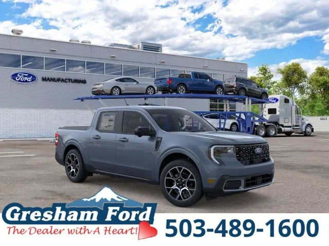 New 2026 Azure Gray Metallic Tri-Coat Ford Lariat image 7