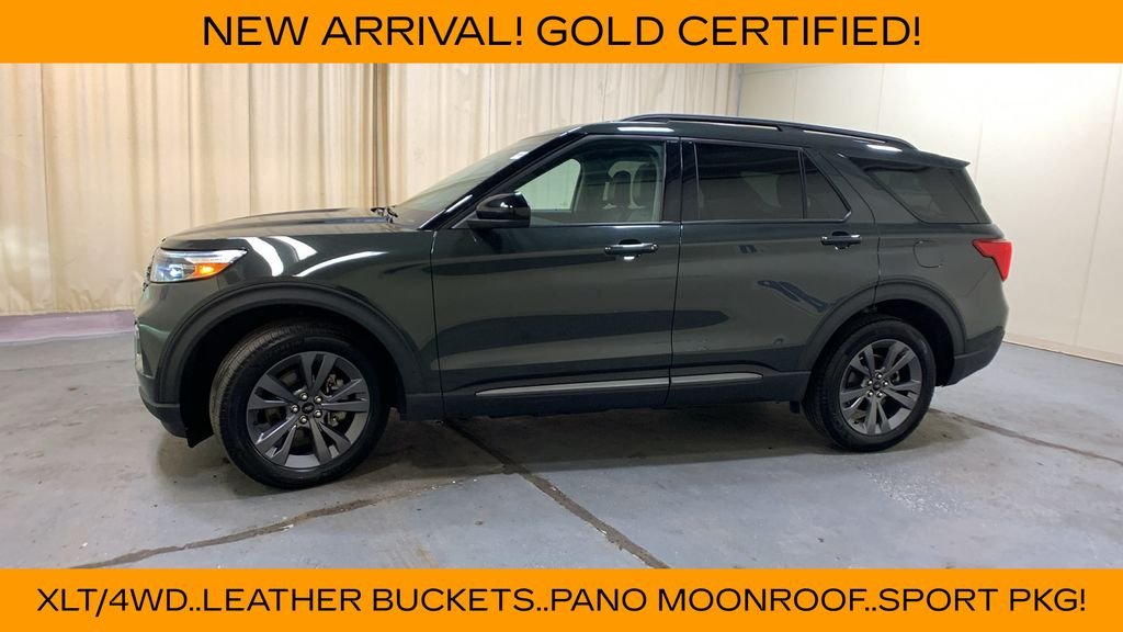 Certified Used 2023 Green Metallic Ford XLT image 6