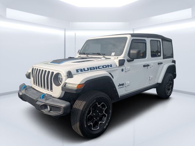 Used 2021 White Jeep Unlimited Rubicon 4xe image 7