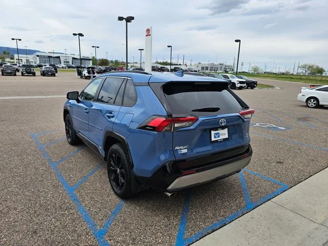 Certified Used 2025 Blue Toyota SE image 8