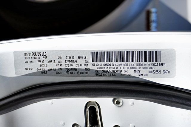 Used 2015 White Ram Laramie image 35