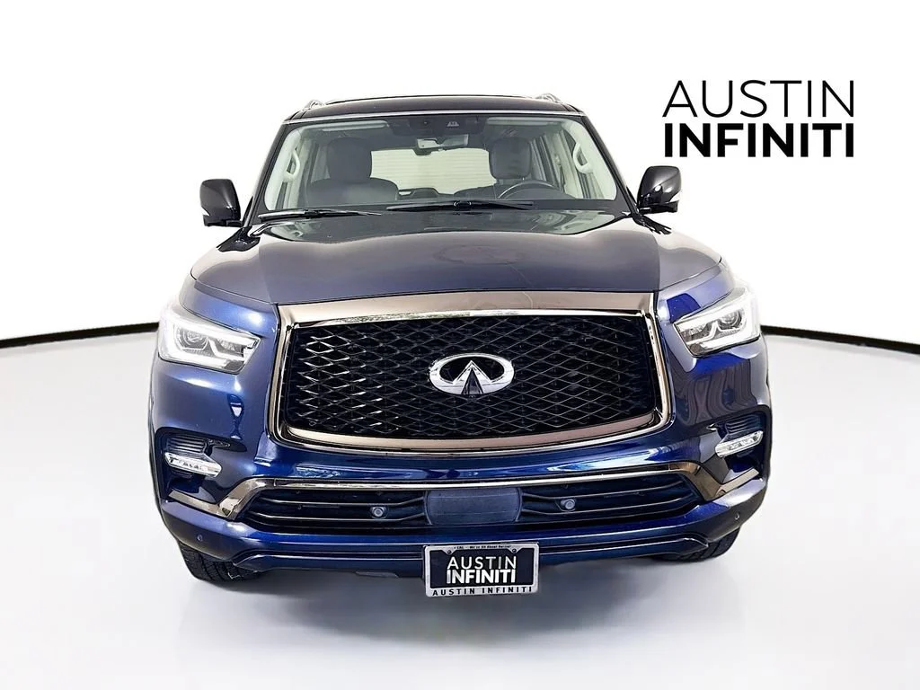 Certified Used 2021 Blue INFINITI Premium Select image 2