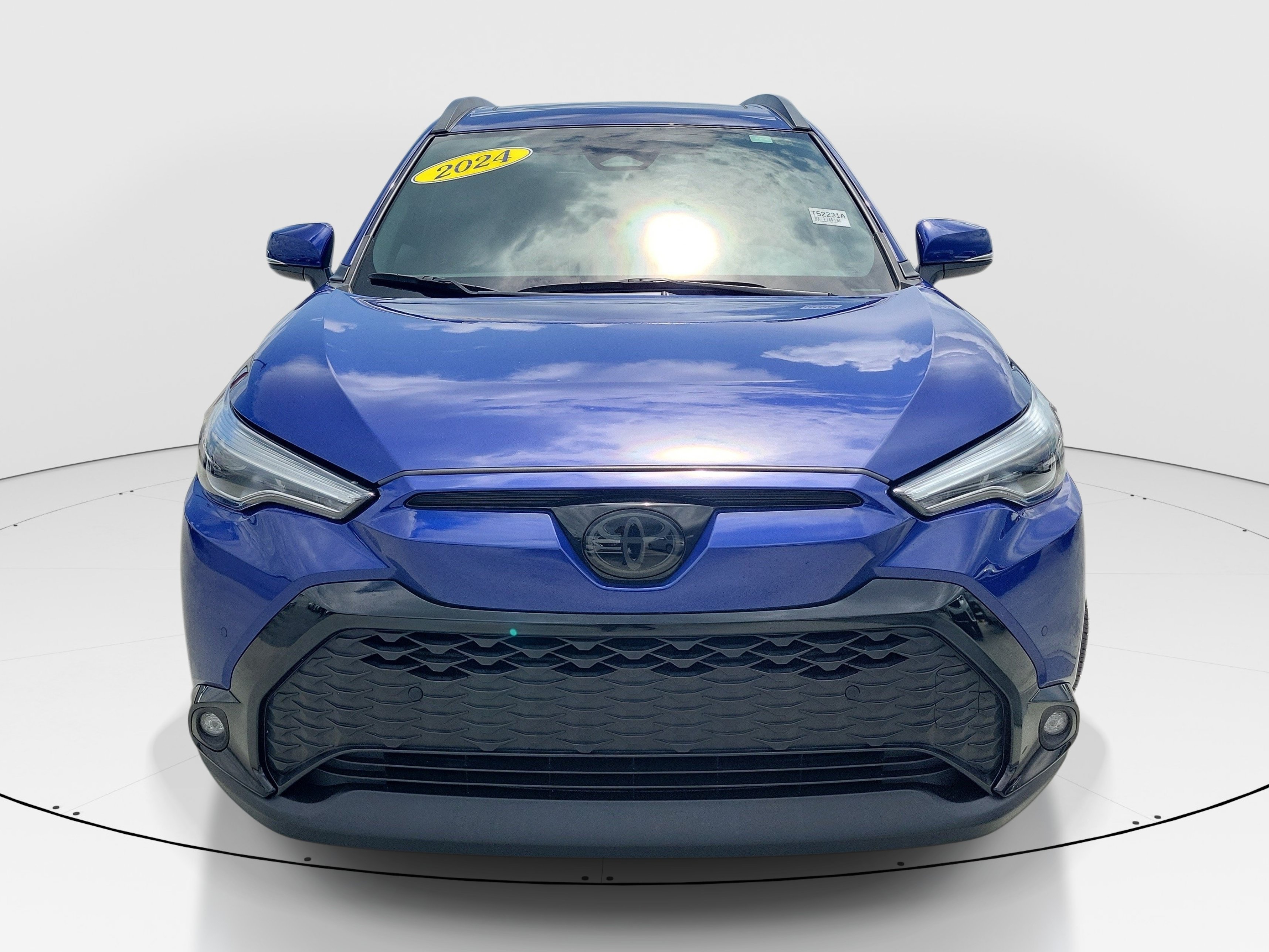 Used 2024 Blue Toyota Hybrid XSE image 2