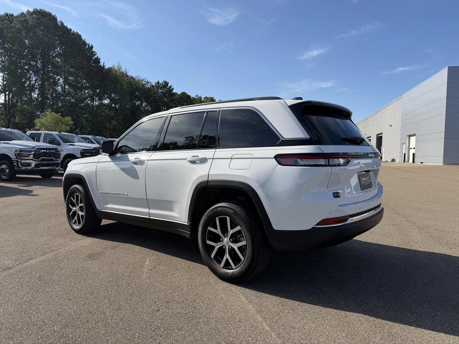 Used 2025 Bright White Clearcoat Jeep Limited image 4