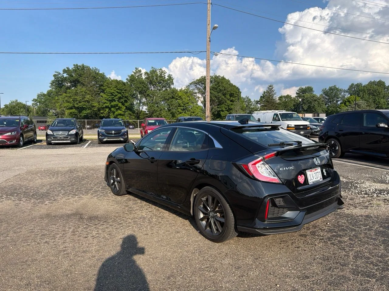 Used 2021 Black Honda EX image 6