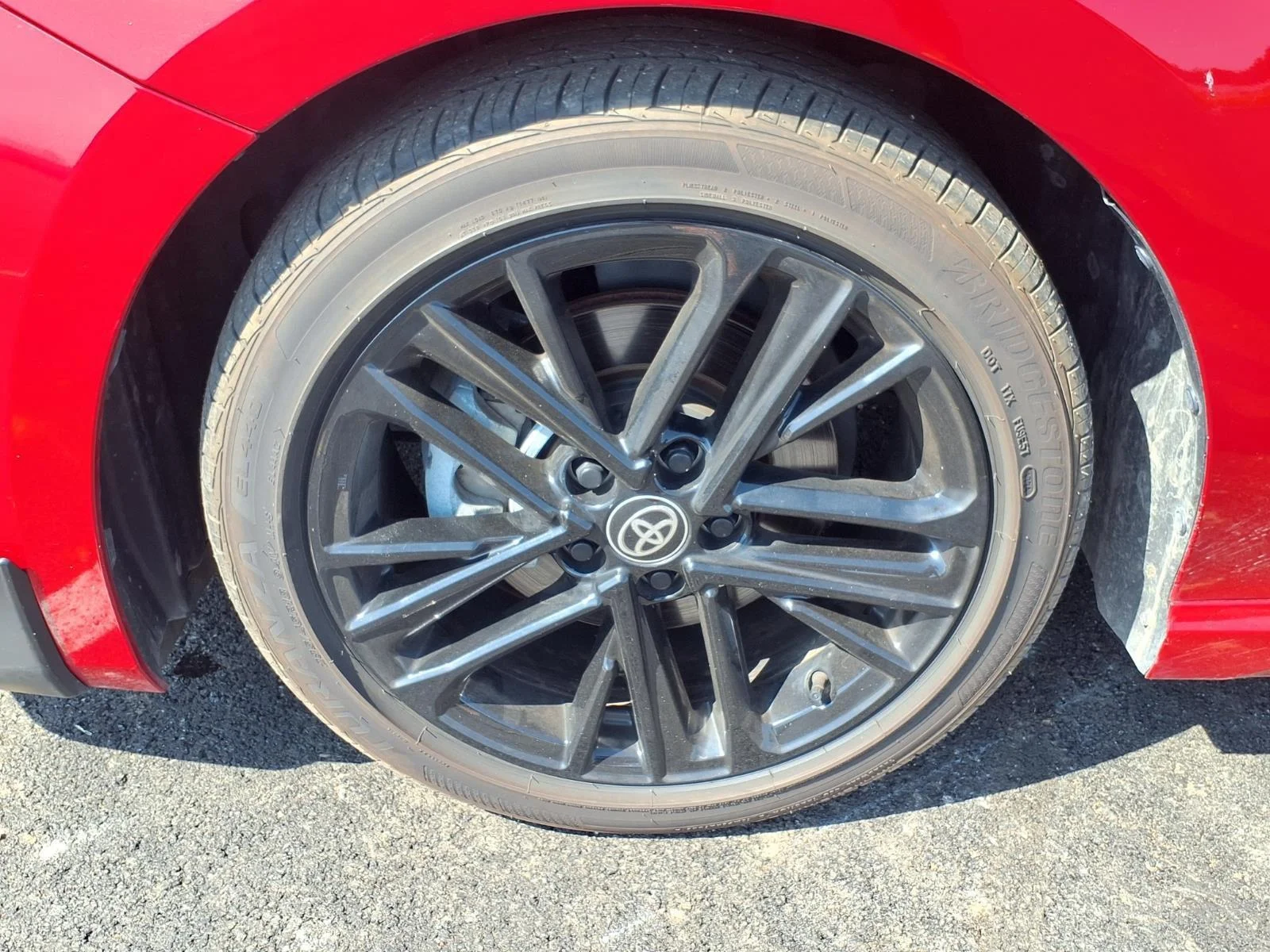 Used 2025 Supersonic Red Toyota SE image 20