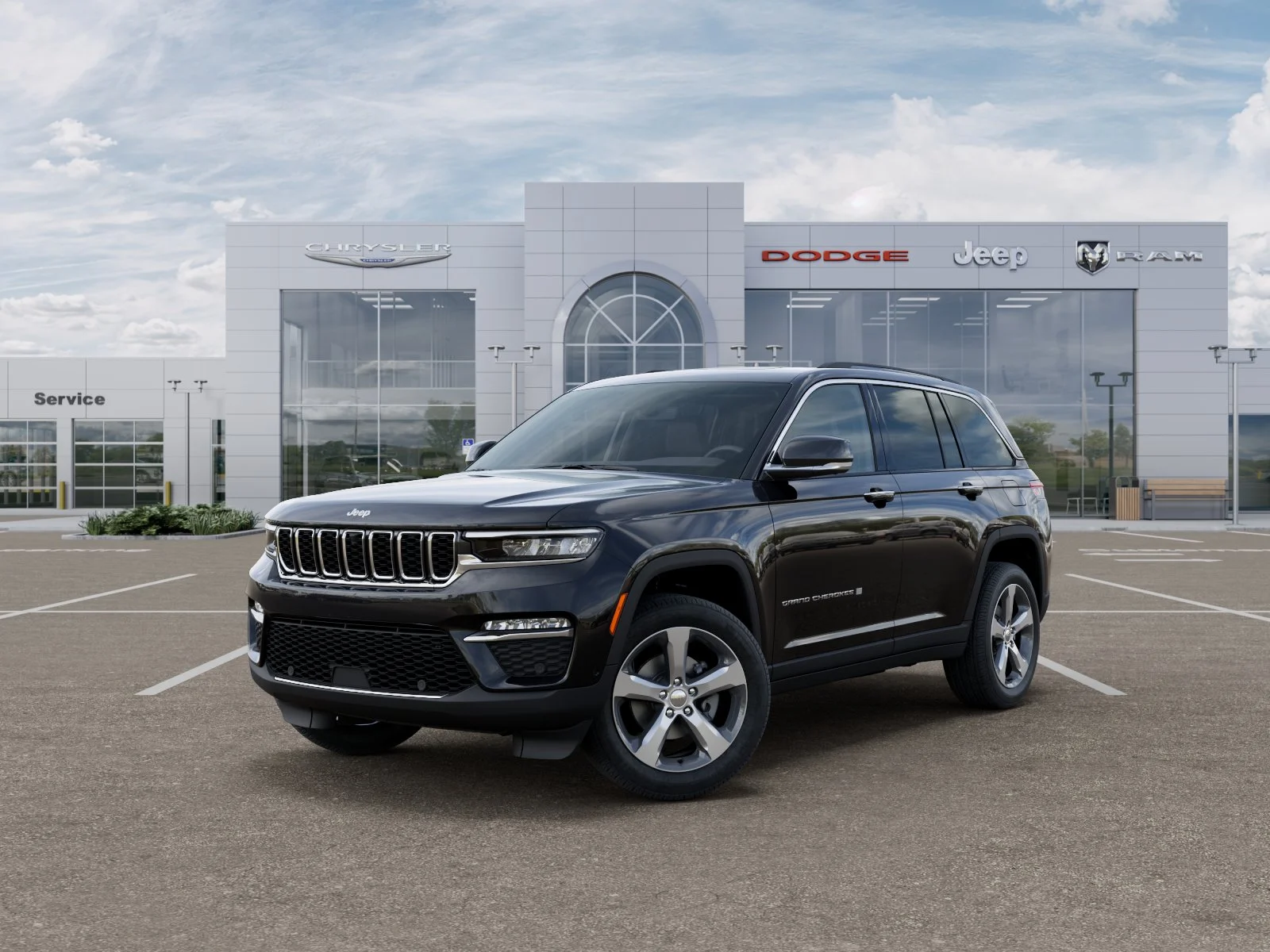 New 2025 Diamond Black Crystal Pearl-Coat Exterior Paint Jeep Limited image 28