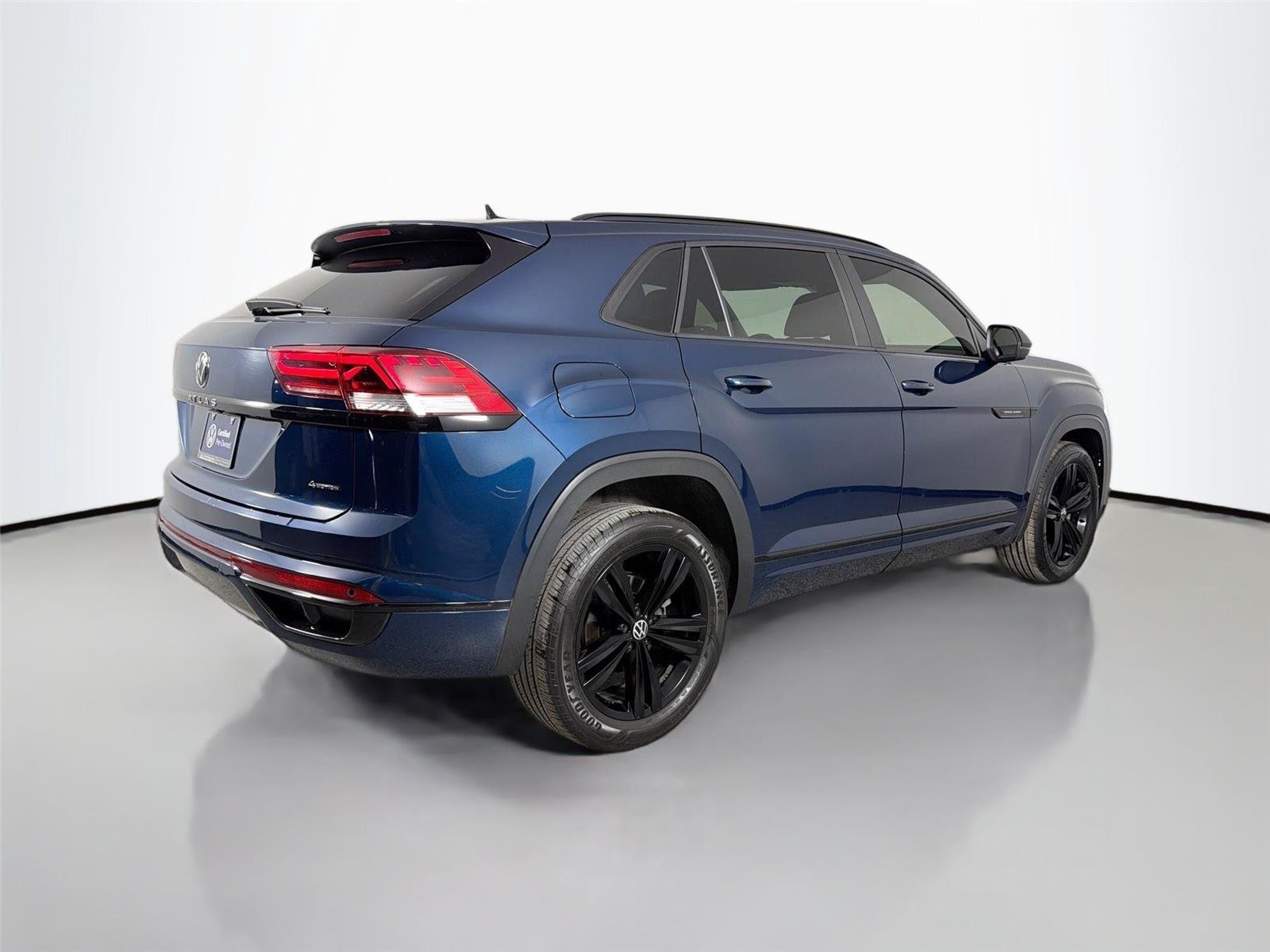 Certified Used 2023 Tourmaline Blue Metallic Volkswagen 2.0T SEL R-Line Black image 5