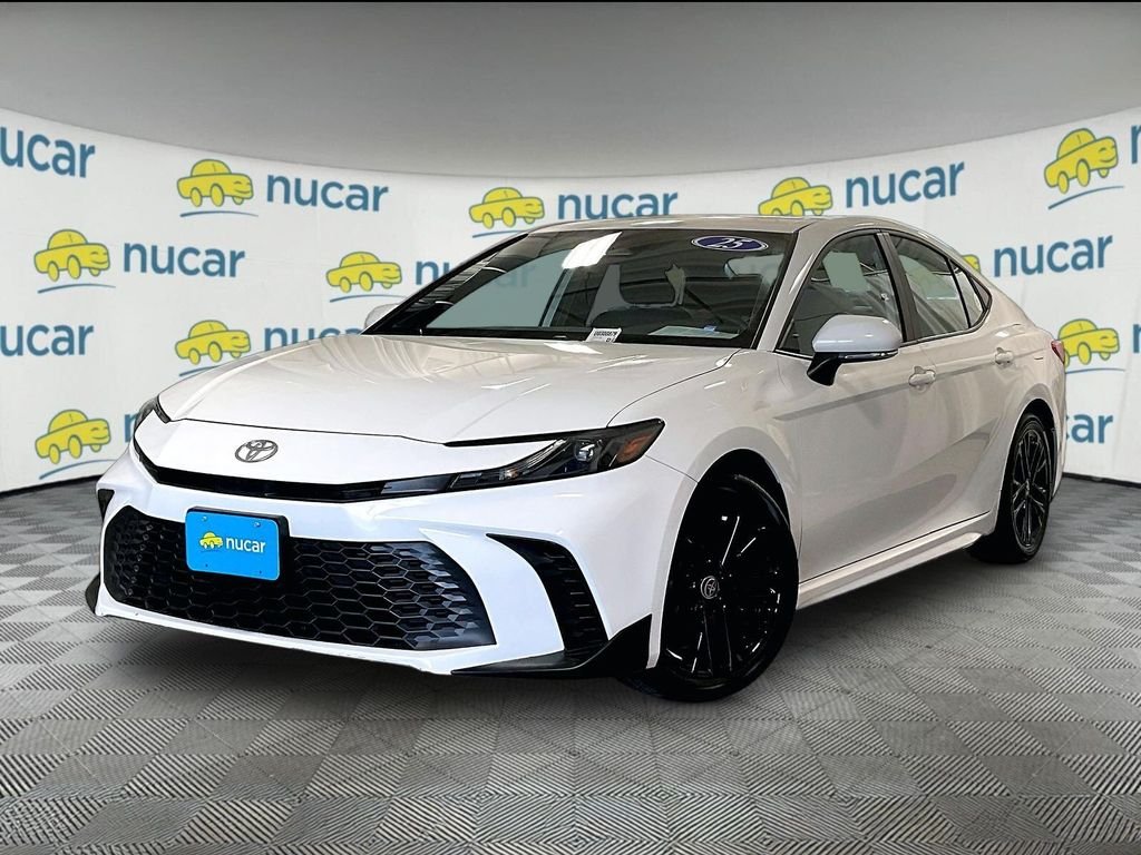 Used 2025 White Toyota SE image 3