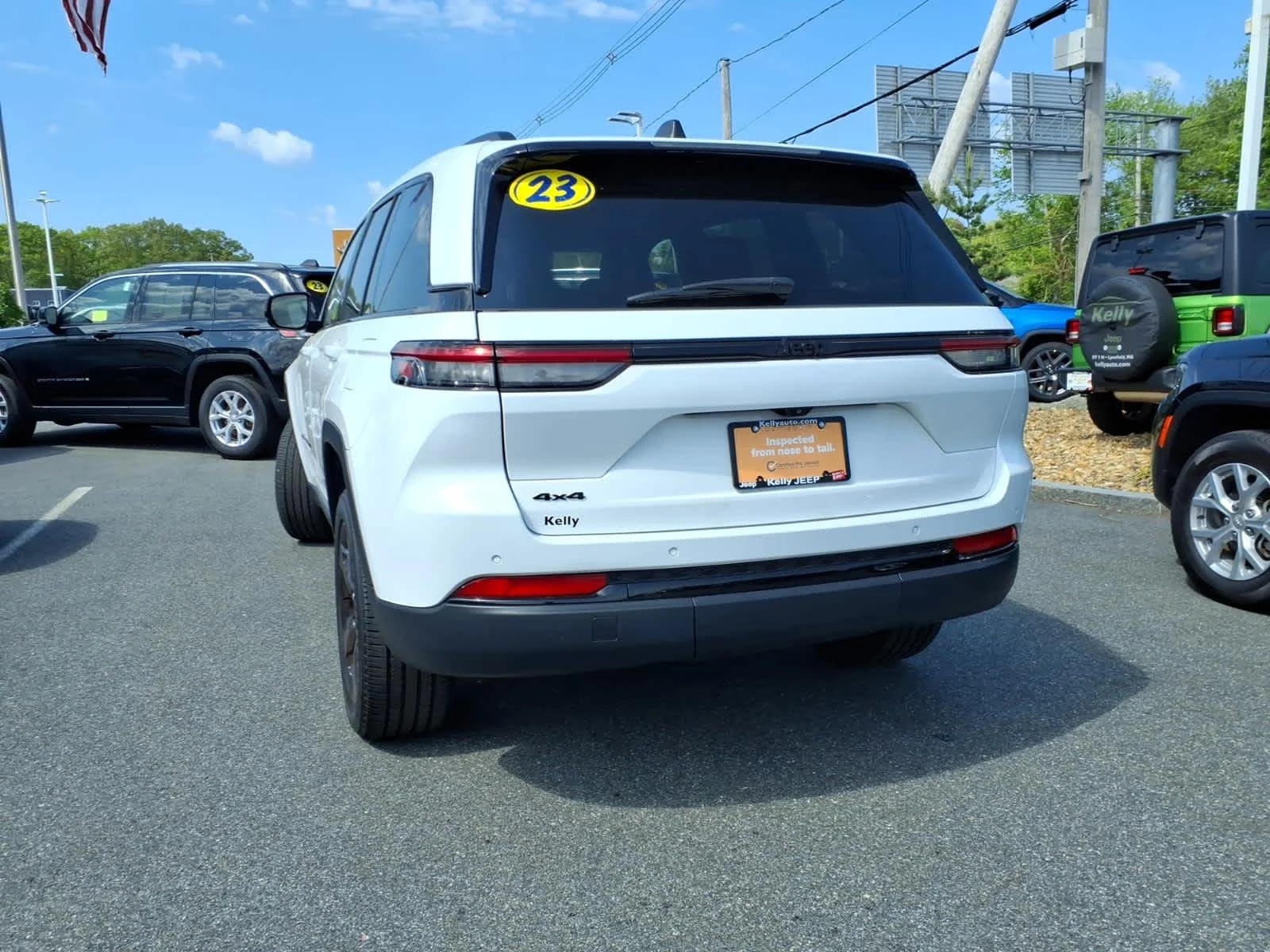 Certified Used 2023 Bright White Clearcoat Jeep Altitude image 10