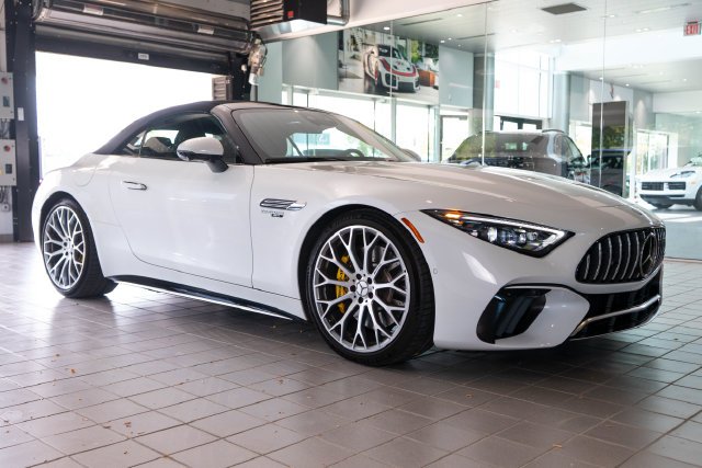 Certified Used 2023 White Mercedes-Benz SL 63 AMG® image 2