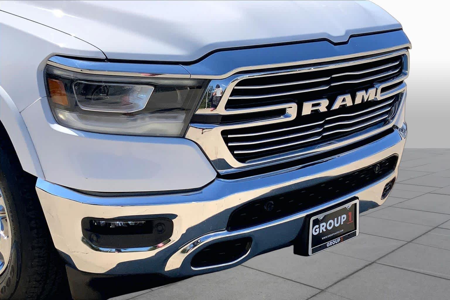 Used 2021 Bright White Clearcoat Ram Laramie image 30