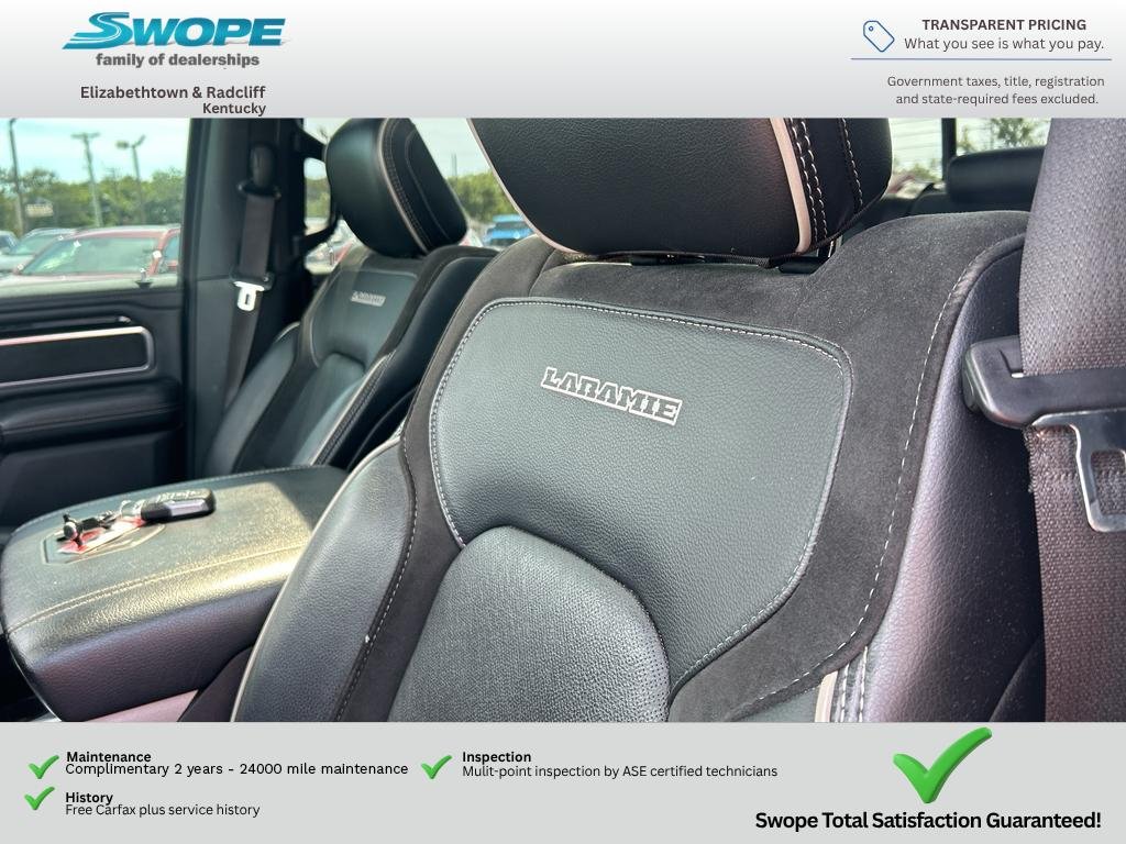 Used 2020 Bright White Clearcoat Ram Laramie image 13