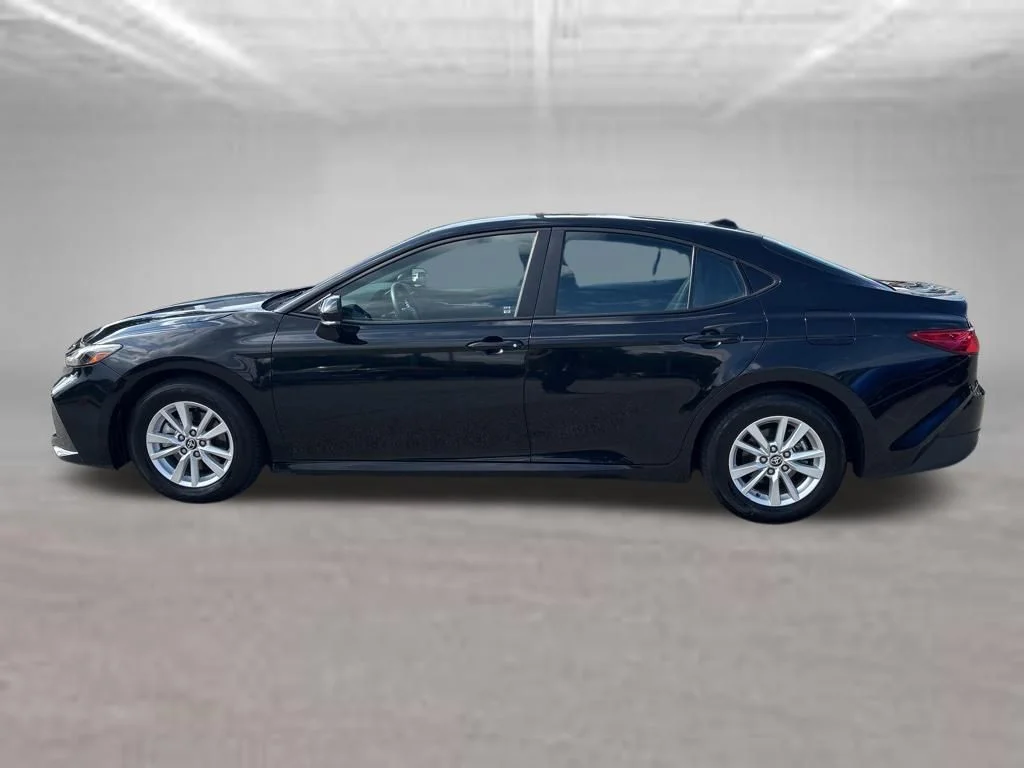 Used 2025 Midnight Black Metallic Toyota LE image 2