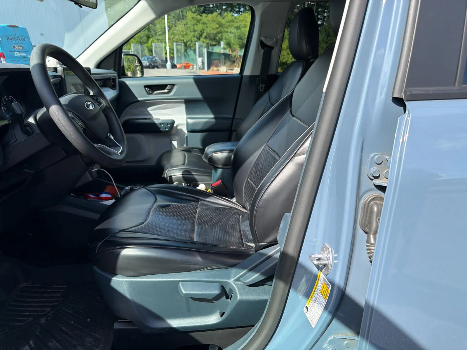 Used 2024 Azure Gray Metallic Tri-Coat Ford XLT image 5