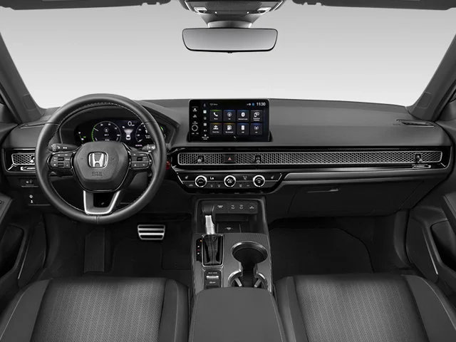 New 2026 Platinum White Pearl Honda 2WD Sport Touring Hybrid image 3