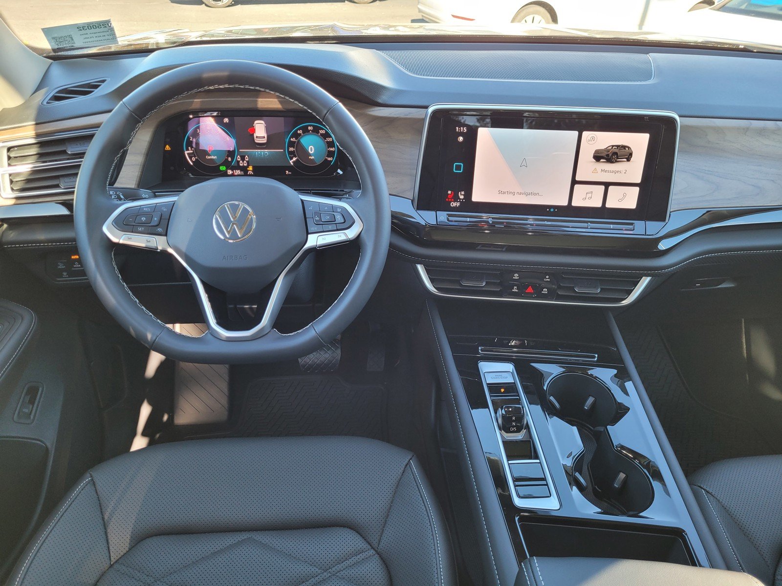 New 2025 Black Volkswagen 2.0T SE w/Technology image 9