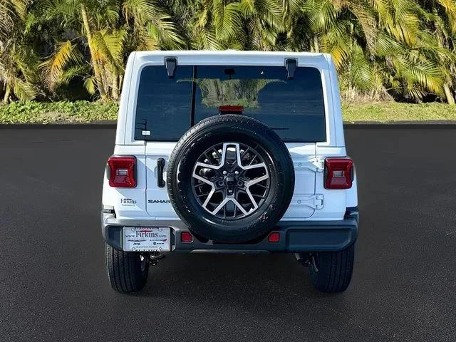 New 2026 Bright White Clear-Coat Exterior Paint Jeep Sahara image 5
