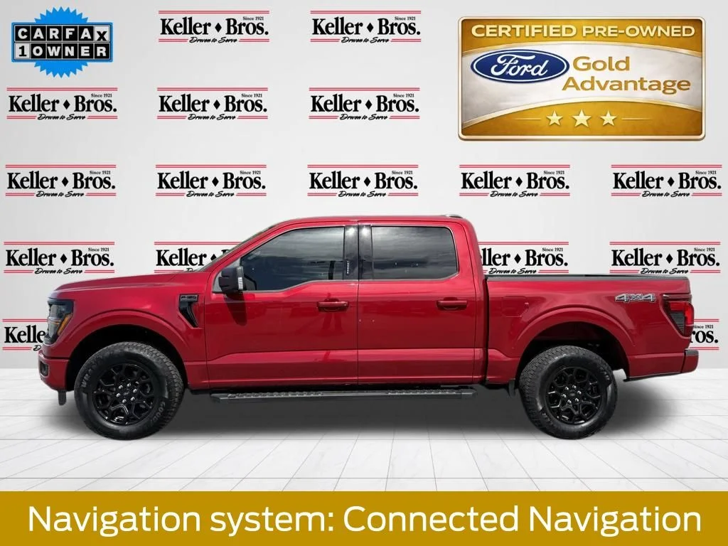 Used 2024 Rapid Red Metallic Tinted Clearcoat Ford XLT image 5