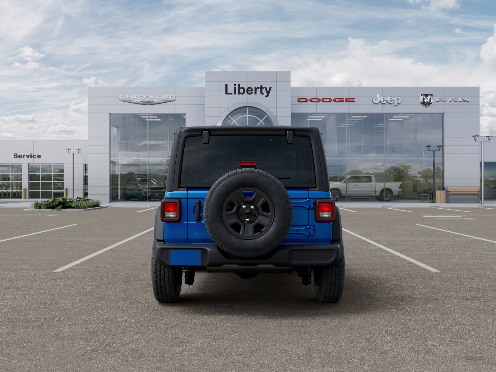 New 2026 Hydro Blue Pearl-Coat Exterior Paint Jeep Sport image 34