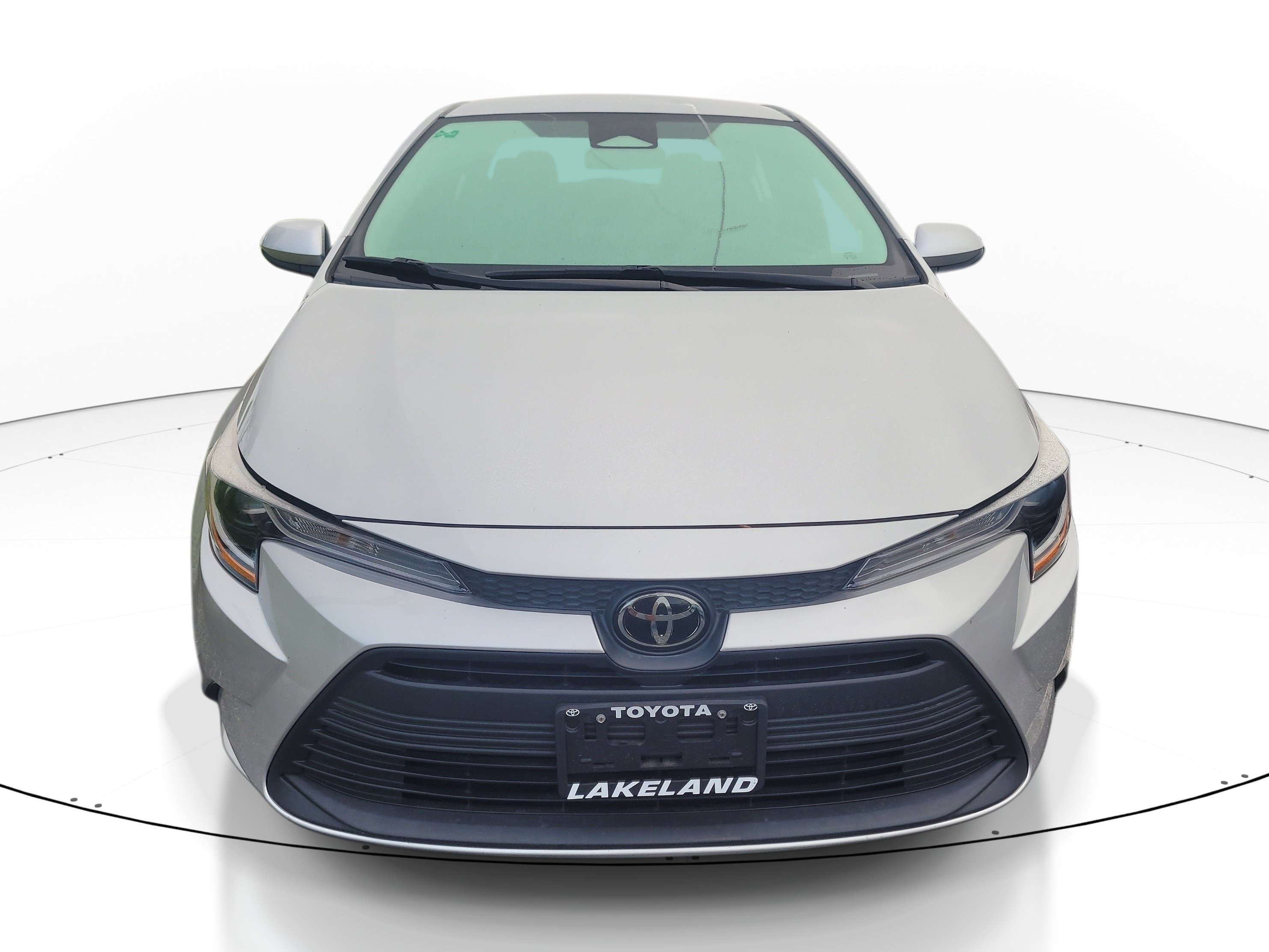 Used 2024 Classic Silver Metallic Toyota LE image 2