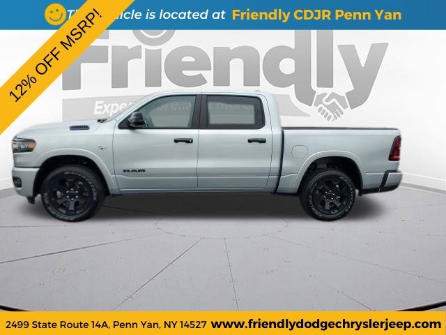 New 2026 Silver Zynith Exterior Paint RAM Big Horn/Lone Star image 2